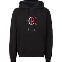 Calvin Klein Jeans Sweatshirt grenadine / sort / hvid