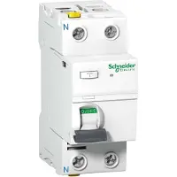 Schneider Electric Acti9 fejlstrømsafbryder 2P 16A Dobbelt terminal 10mA klasse A Bredde 36mm