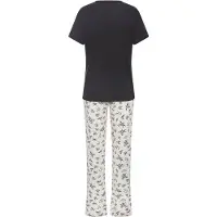 Vivance Pyjamas 'Dreams' sort / hvid