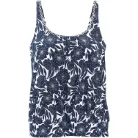 Sunseeker Tankini-overdel marin / hvid