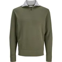 JJ REBEL Pullover 'JREBBEATON' mørkegrøn