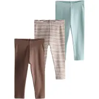 Next Leggings lysebeige / himmelblå / choko / mørkebrun