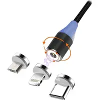 Msonic USB-kabel USB-A til Lightning 1 m sort (MLU657)