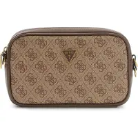 GUESS Skuldertaske 'HMMILOP6150' sort-meleret