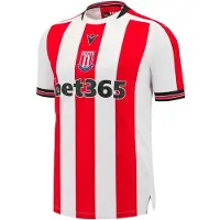 MACRON Stoke City Fc 24/25 Hjem T-shirt Med Korte ærmer