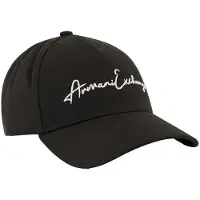 Armani Exchange A|X Armani Exchangetil mænd. 954224CC51637421 Cap Letras sort (OSFA), Casual, Bomuld