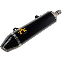 Arrow Thunder Dark Um Dsr 125 Ex 18-20 (4t)/sx-rx 125/xsm/xtm 125 Aluminium&carbon Homologeret Lyddæmper