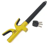 Urban Security Steering Wheel Lock Yellow Body Antistjålslås Til Bilrat