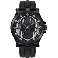 Police Herreur PEWJA2108203 Vertex Sort/Læder Ø47 mm