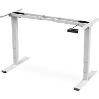 Digitus - sit/standing desk frame - white RAL 9016 Gamer Bord