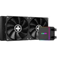Xilence Performance X Series LQ240PRO - Processors flydende kølesystem - (for: LGA1156, LGA1155, LGA2011, LGA1150, LGA1151, AM4, LGA2066, LGA1200, LGA1700, AM5) - kobber - 120 mm - sort