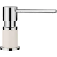 BLANCO LATO doseringspumpe Silgranit-Look delikat hvid/krom