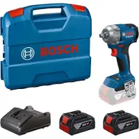 Bosch slagnøgle 1/2 GDS 18V-350, 2x4,0Ah, 350Nm, LB