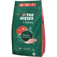 PAN MIĘSKO Hundefoder Med Urter Oksekød Og Kanin 20kg
