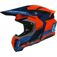 Airoh Twist 3 Fancy Crosshjelm Blå/Orange L