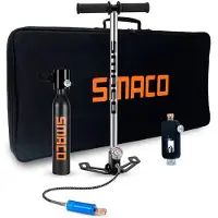 Smaco S300 Air Tank 0.5l+hand Pump Dykkerflaske