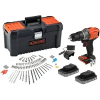 Black & Decker Bcd383d2ta Kit 18v Boremaskine