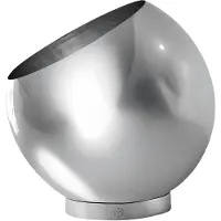AYTM Globe urtepotte Ø21 cm Silver
