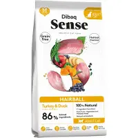 Dibaq Sense Grain Free Hairball Kalkun-og Andekattefoder 6kg
