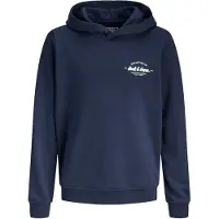 Jack & Jones Junior Sweatshirt 'JJBRANDON' navy / hvid