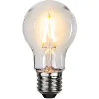 Star Trading LED-pære E27 A60 1W 2200K 80lm PC Cover Filament