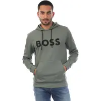 BOSS BOSStil mænd. 50551457 Sweatshirt Soody Zone grøn (L), Casual, Bomuld