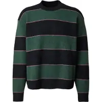 Abercrombie & Fitch Pullover 'ESSENTIAL' marin / grøn / gammelrosa