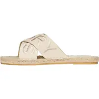Superdry Superdrytil kvinder. WF310221A Beige espadrillos med krydsede remme (38), Stof, Fast, Ingen, Casual