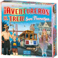 Asmodee Aventureros Al Tren San Francisco Brætspil Spansk Version