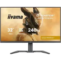 Iiyama G-MASTER Gold Phoenix GB3295QSU-B1 - LED-skærm - gaming - 31.5 - 2560 x 1440 QHD @ 240 Hz - Fast VA - 400 cd/m² - 4000:1 - 0.4 ms - HDMI, DisplayPort - højtalere - mat sort