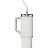 Xiaomi Straw Mug, Enkelt, 1 L, Hvid, Silikone, Rustfrit stål, Kop, Universel