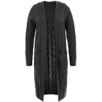 Imily Bela Lang cardigan mørkegrå