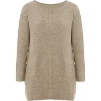 Imily Bela Strikkjole beige-meleret