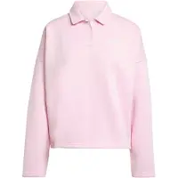 Adidas Essentials Linear Fleece Polo Sweatshirt