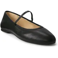 Ralph Lauren Ballerinasko med rem 'JAYNA' sort