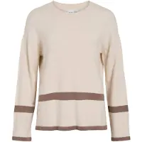 Vila Pullover 'VIRil' brun / cappuccino