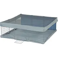 Zolux Neopark NEOLIFE løbegård til kæledyr, blå 105x105x35