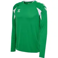 Hummel Core 2.0 Trøje Lange Ærmer - Grøn/Hvid, størrelse Large