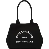 Karl Lagerfeld Shopper 'Cabas Convertible Coton Noir' sort