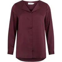 Vila Bluse 'ELLETTE' purpur