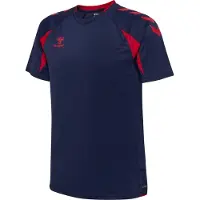 Hummel Core 2.0 Trænings T-Shirt - Navy/Rød, størrelse 4XL