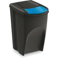 Keden sorteringsaffaldsspand SORTIBOX 35L sæt 4 - sort recykling