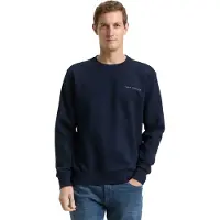 Tom Tailor Sweatshirt mørkeblå / grå