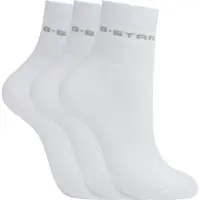 G-Star Anklet Sock 3-Pack - White - Women