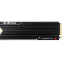 Samsung 9100 PRO MZ-VAP4T0 - SSD - krypteret - 4 TB - med køleplade - intern - M.2 2280 - PCI Express 5.0 x4 (NVMe) - 256-bit AES - TCG Opal Encryption 2.0 - sort