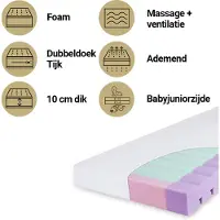 Baby Matex ortopædisk madras Aero hvid