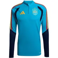 Adidas Fodboldtrøje 'RFEF' navy / aqua / gul / rød