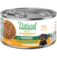 NATURAL TRAINER Sensitive No Gluten Small & Toy Adult 12 x 150 g - med lam og fuldkorn