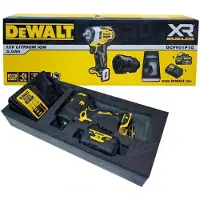 DeWalt DCF901P1G-QW, Slagnøgle, Pistolhåndtag, 1/2, Sort, Gul, 2850 rpm, 340 Nm