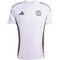 Adidas Manchester United Trænings T-Shirt Tiro 25 - Lilla/Lilla - , størrelse Large